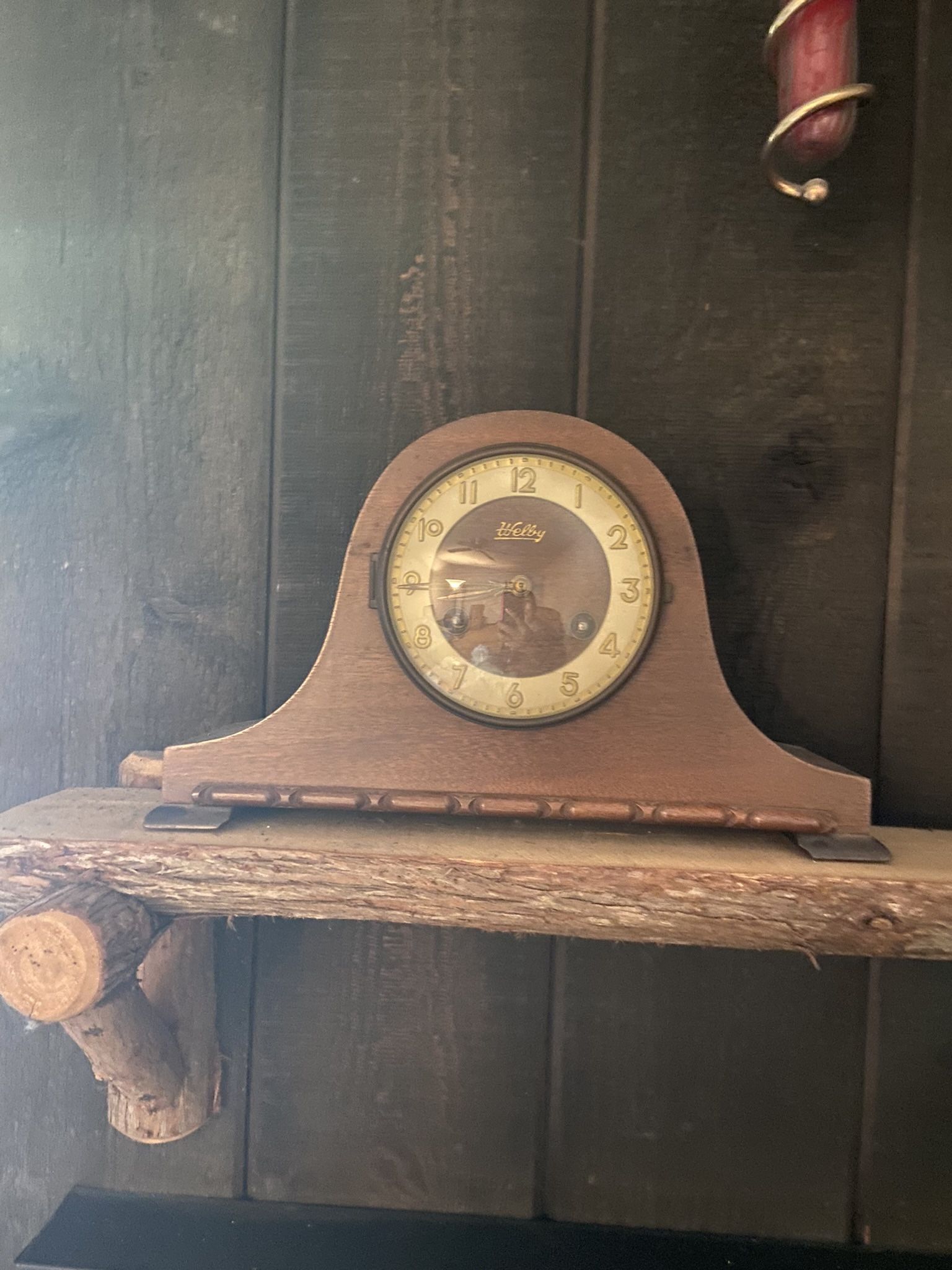 German Old Antique Clock 1940s