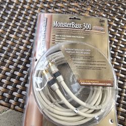 Monster Cable MonsterBass 300 Subwoofer Interconnect 24ft MB300 SW .BRAND NEW PRECIO FIJO PRICE FIRM 