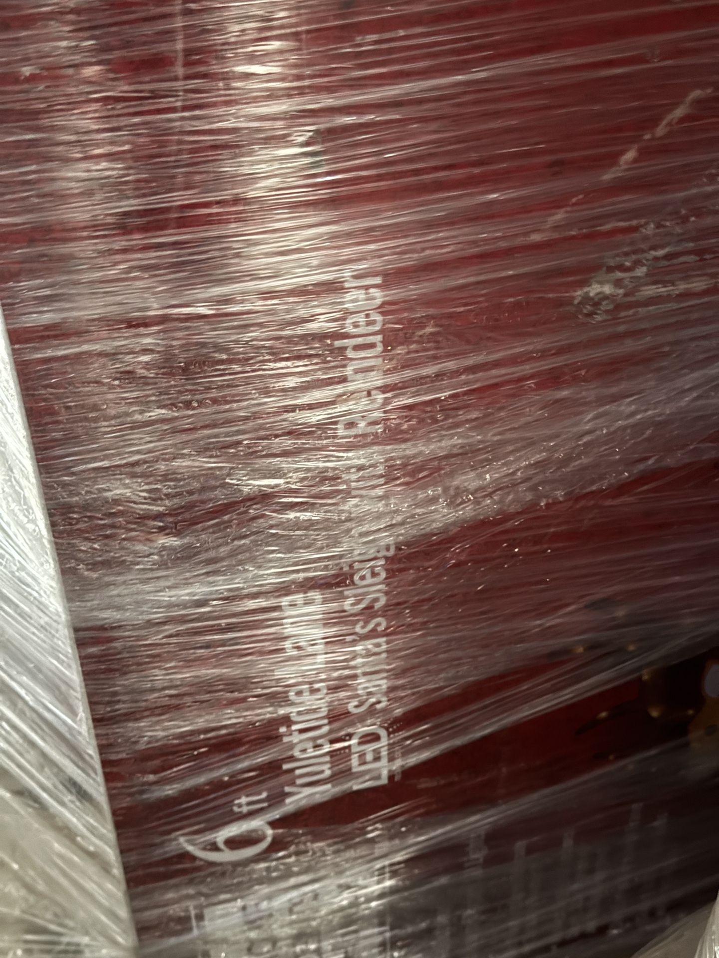 6 ft. Yuletide Lane LED Santa's Sleigh with Reindeer Holiday Yard Decoration Y40