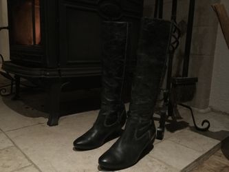 Frye Black Leather Boots