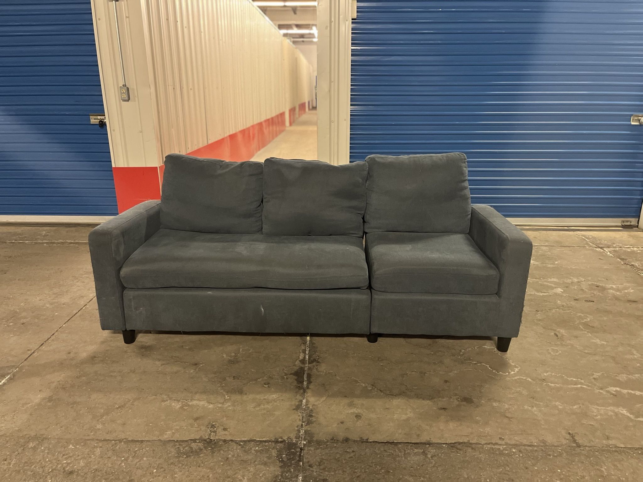 Small Grey Sofa  *Same Day Delivery Available!* 