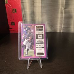 Rashod Bateman Panini Chronicles Purple Sparkle