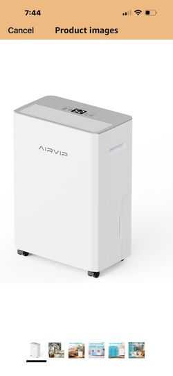 34 Pints Dehumidifiers for Home with 6.56ft Drain Hose, 2441 Sq.Ft Quite & Energy Efficient Dehumidifier for Basement Bedroom Bathroom with Auto Shut 