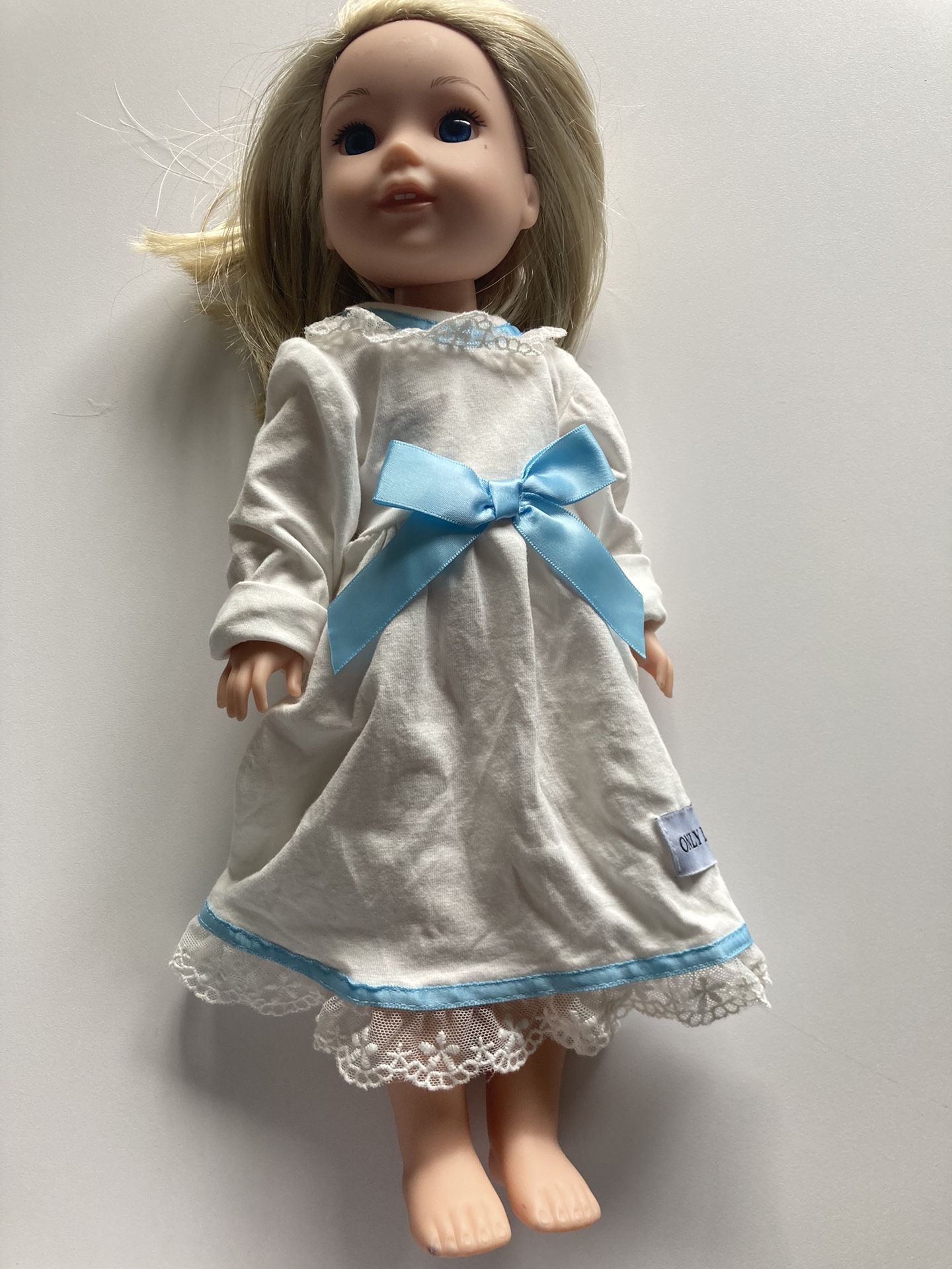 American Girl Doll Wellie Wishers Camille Blonde Blue Eyes 