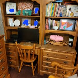 Dresser With Shelves