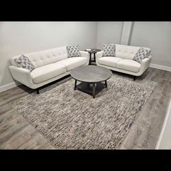 Loveseat and Sofa Set