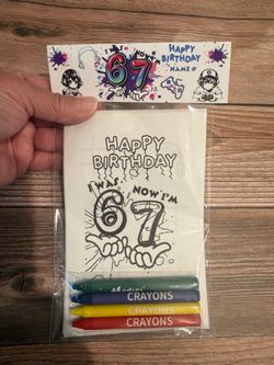 $1 no crayons sticker sheets