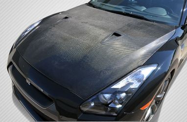 Blemished 2009-2016 Nissan GT-R R35 Carbon Creations OEM Look Hood - 1 Piece