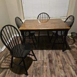 Kitchen Table 4 Chairs ROWLETT PICK UP
