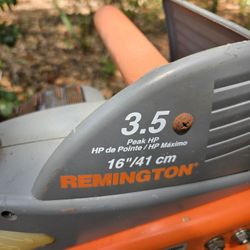 Remington Electric Chain Saw 