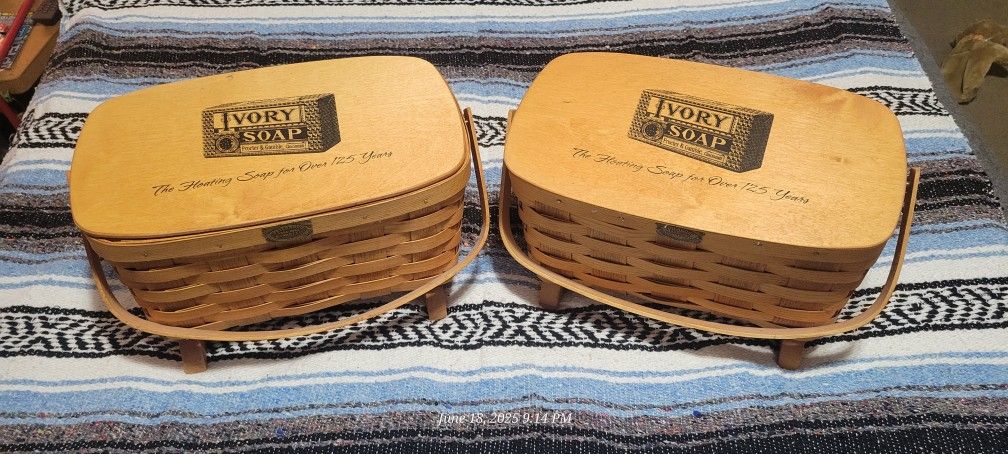 Vintage P&G Ivory soap Picnic Basket