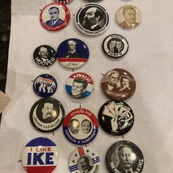 Political Campaign Pins