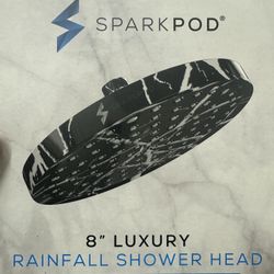 SparkPod luxury 8 inch Rainfall Shower head
