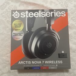 SteelSeries - Arctis Nova 7 Wireless Gaming Headset for PC - Black Brand New