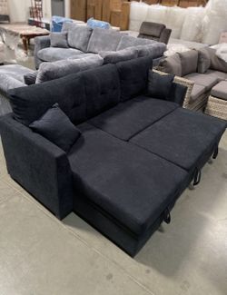 New! Reversible Sectional Sofa Bed, Sofabed, Sectional, Sectionals, Couch, Sofa, Sectional Sofs With Storage Chaise, Sectional Couch, Sleeper Sofa. Pl