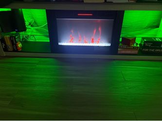 Tv stand with LED lights