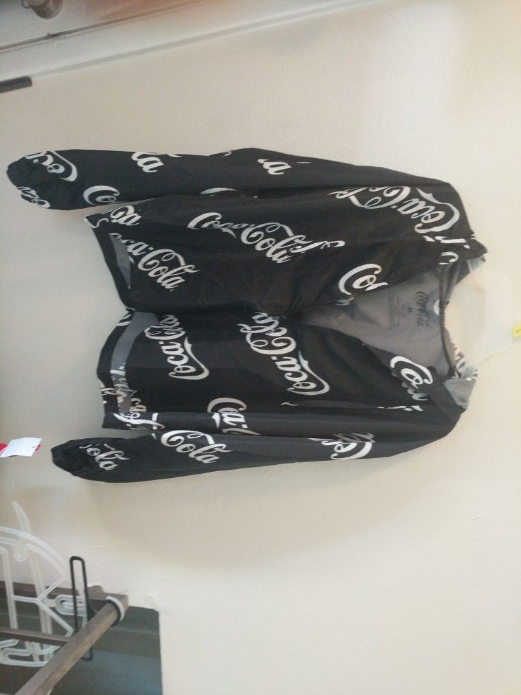 Coca-cola 3/4 Zip Pullover Windbreaker With/Mac D’s Cup