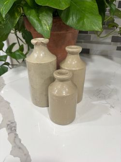 Vintage Stoneware Vases