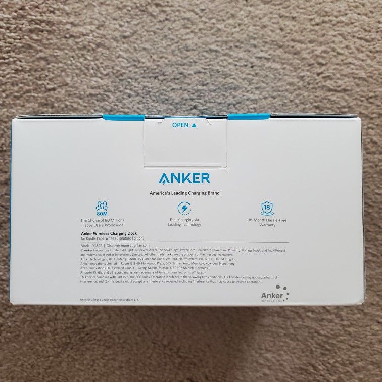 New Anker Y1822 Charging Dock NIB For Kindle