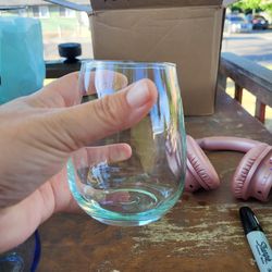 10 Piece Multi Colored Stemless Wine Glasses