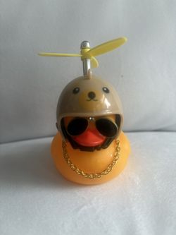 2 Pcs Duckling Car/office/home Decorations 