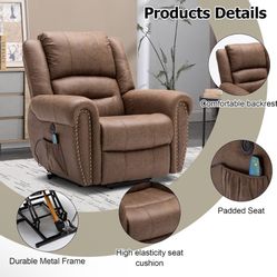 $1 Electric Faux Leather Reclining Chairs with USB !!