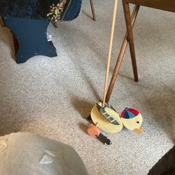 Vintage Wooden Push Toy
