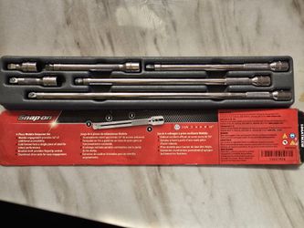 SnapOn 1/4" Wobble Extension Set 6 Piece With Storage Tray