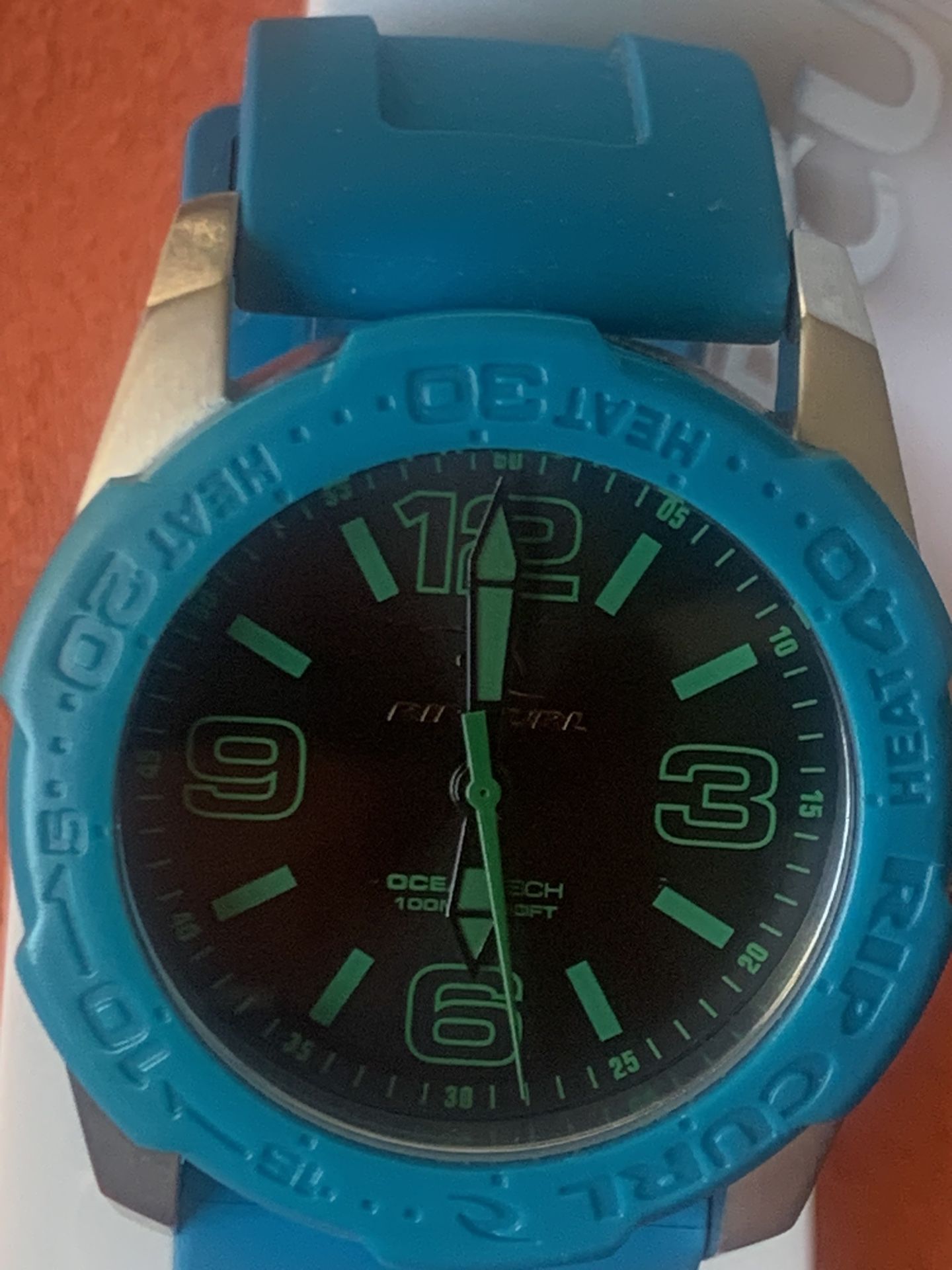 Rip Curl Tubes Heat Bezel Surf Skate Watch New In Box