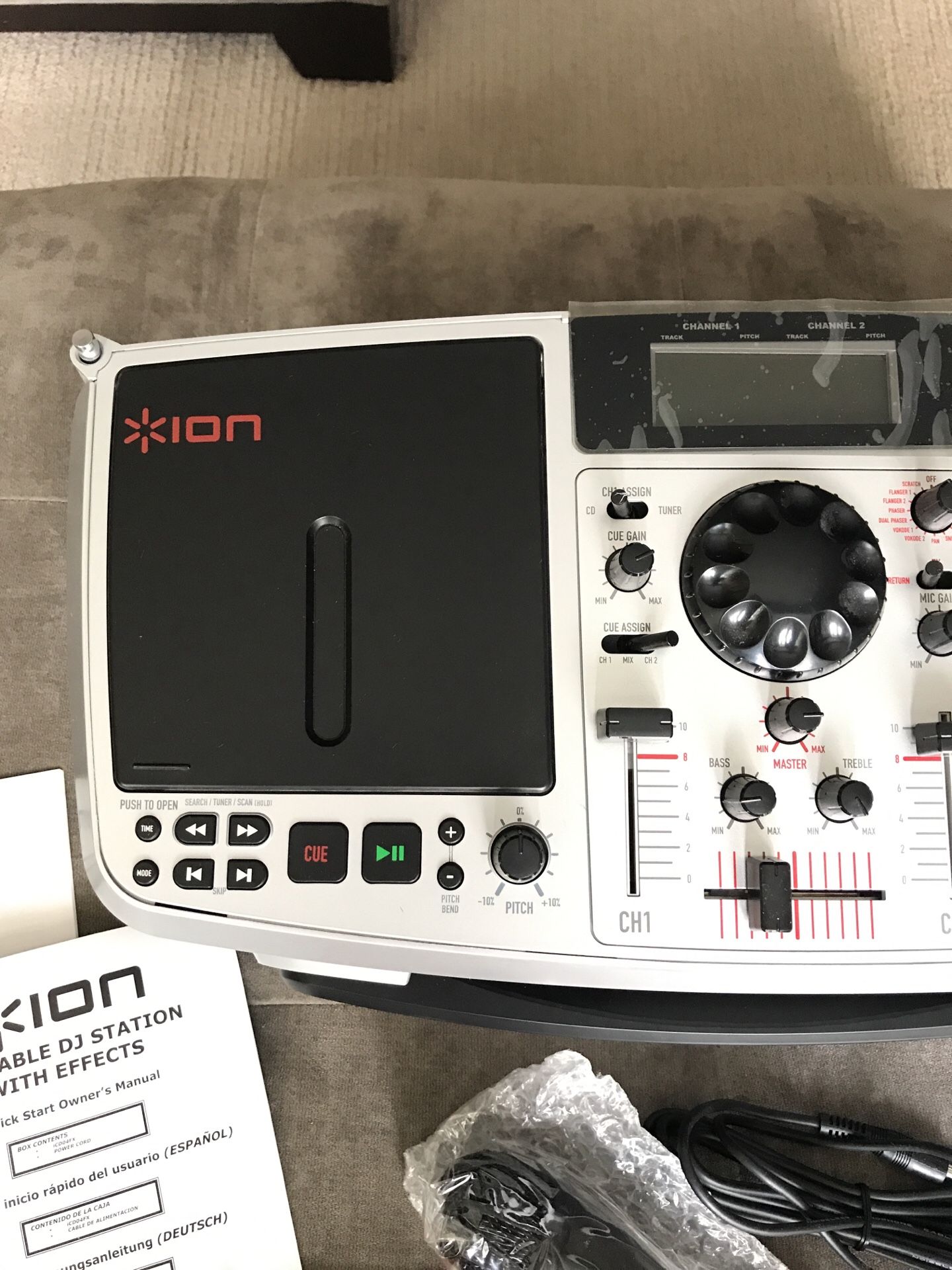 ion ポータブルDJステーション＋FX ICD04 FX ION iCD04FX Dual CD DJ Boombox ALL In One Mixer System