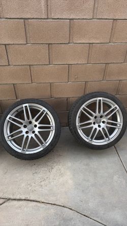 4 Audi tires and rims