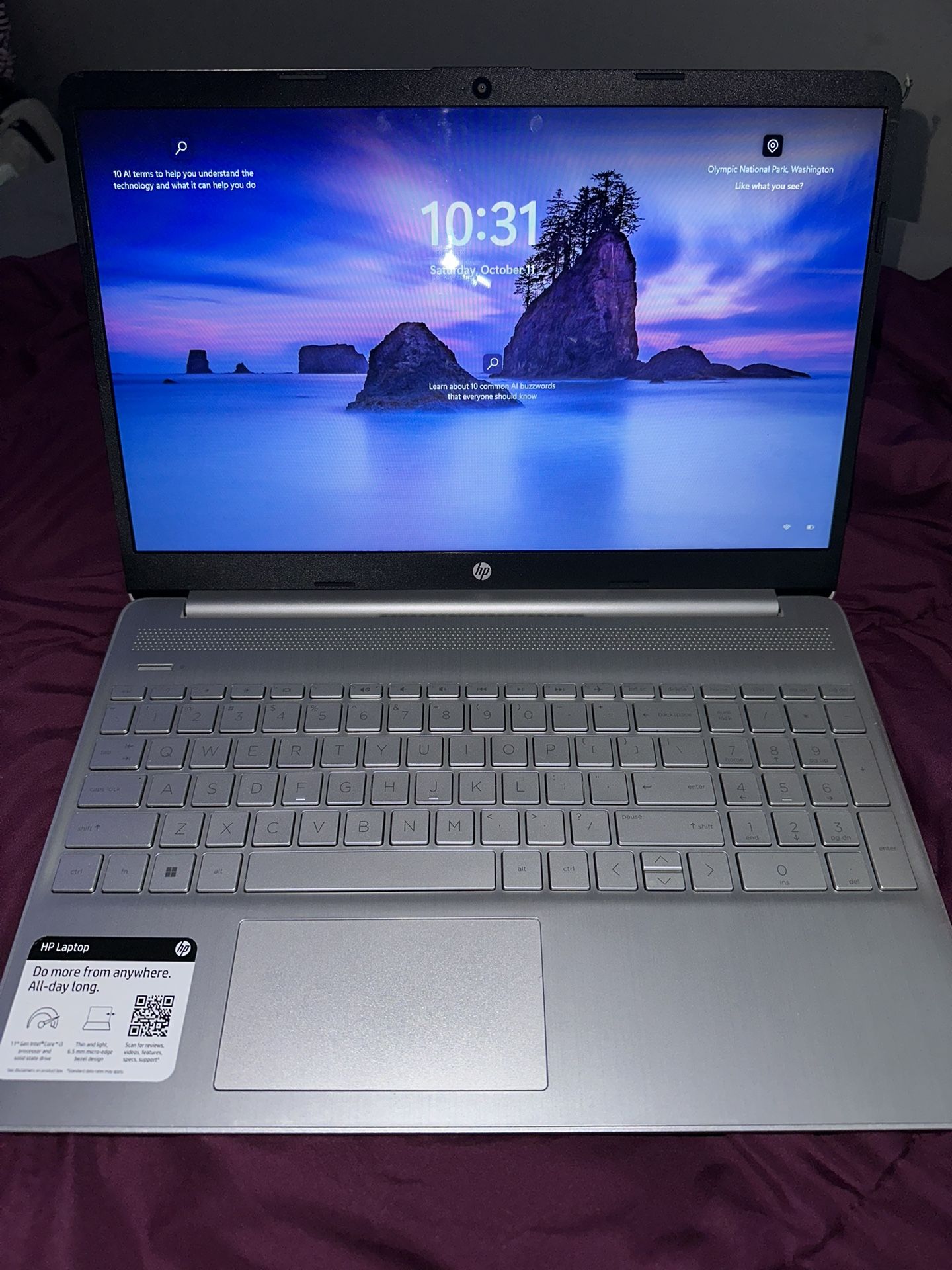 HP ( Hewlett-Packard ) 15.6″ Touchscreen laptop