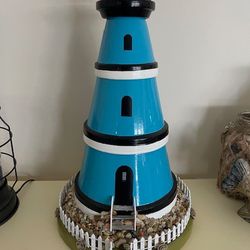 Handmade Coastal Decorative Lighthouse 