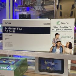 Sigma 24-70mm F2.8 II Lens For Sony E Limited Time Sale Ends Saturday