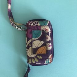 Purple Vera Bradley Wallet/Wristlet 
