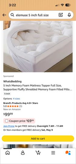 Mattress topper