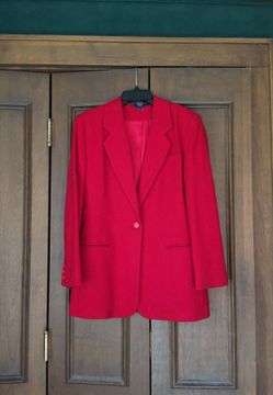 Red Benchley Ltd women's wool/cashmere jacket.