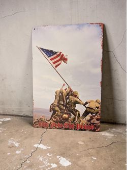 USMC Metal Sign