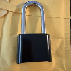 2.5in Long Shackle Combination Lock, Diyife Large Outdoor Weatherproof Padlock, Design of Hidden Password & High Security, Resettable Combination Lock