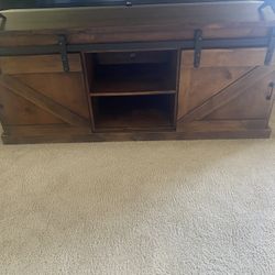 Solid Wood TV Stand 