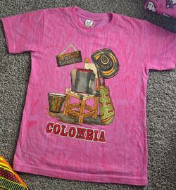 Muy linda camiseta colombia para niñas