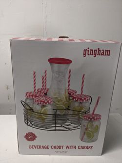 Beverage Caddy With Carafe