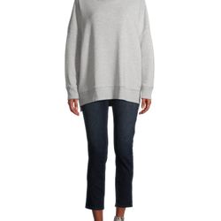 Time and Tru Women's Cowl Neck Tunic Sweatshirt with Long Sleeves