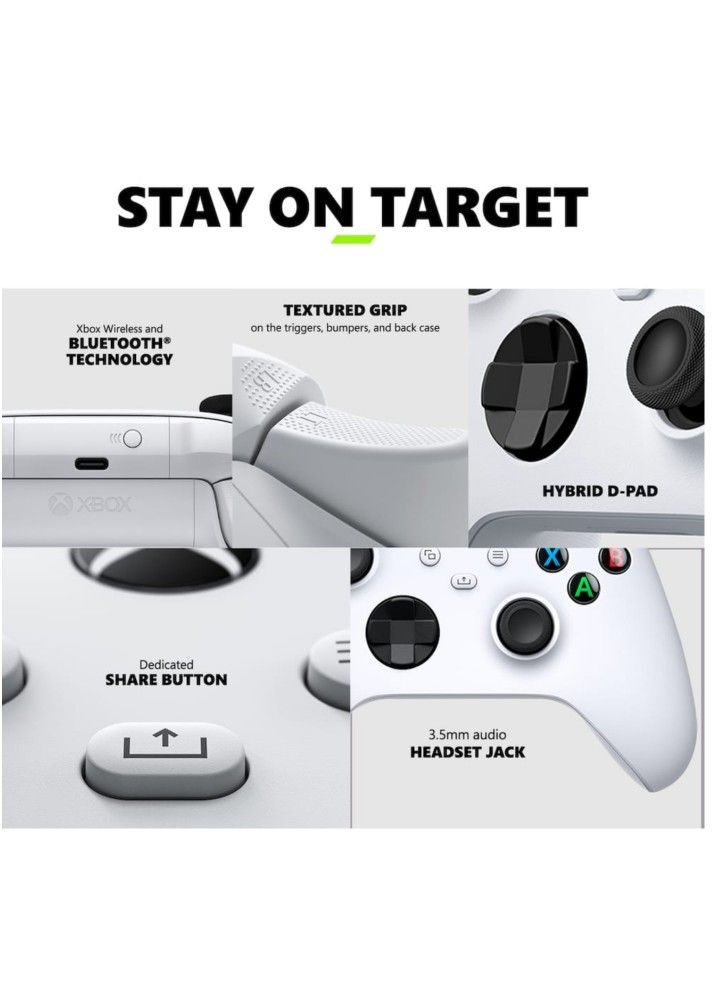 Xbox Wireless Controller in Robot White