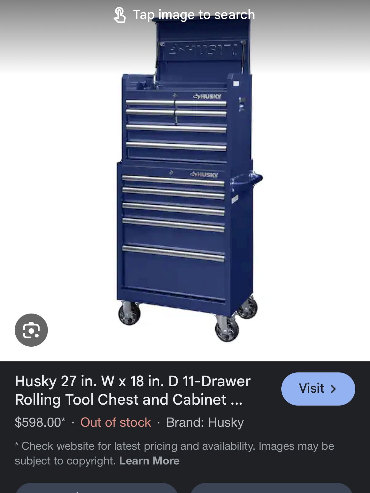 Husky Tool Box From home depot