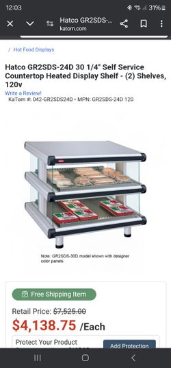 Hatco GR2SDS-36D Heated Slanted Display Food