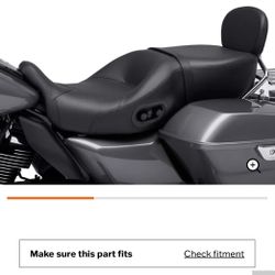 Harley Davidson touring heated & cooled Sundowner seat