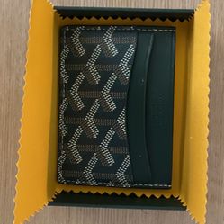 Green Goyard Wallet