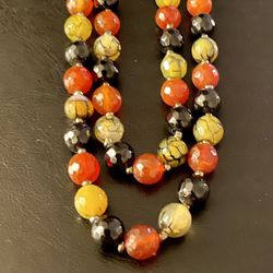 Glass Beaded Necklace 