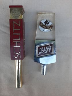 2 Schlitz Beer Tap Handles